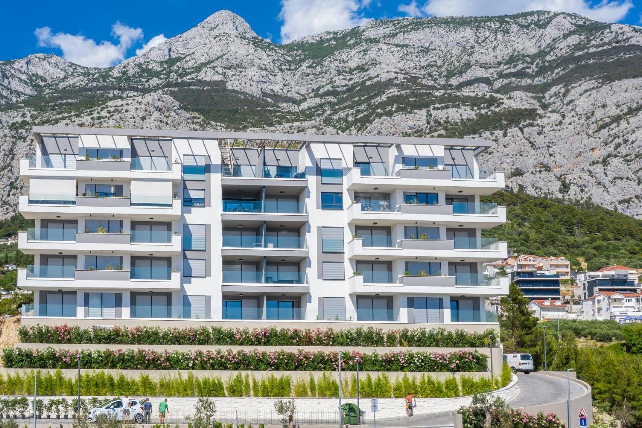מאקרסקה Luxury Apartment Lemon Sea & City View מראה חיצוני תמונה